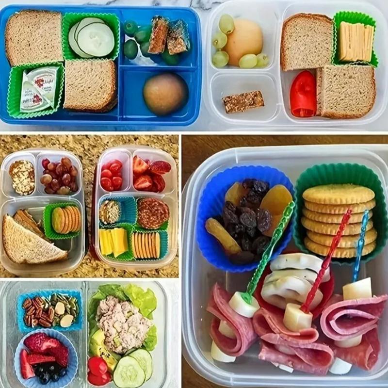 Lunch Box Divider Cup Reusable - огляд і ціна Meal Prep Template