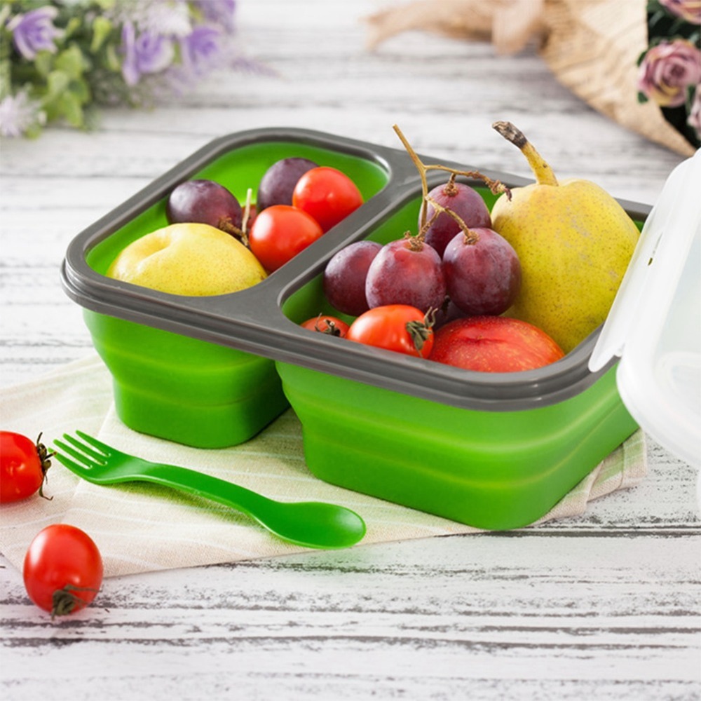 2PCS Practical 1000ml Collapsi - огляд і ціна Meal Prep Bowl