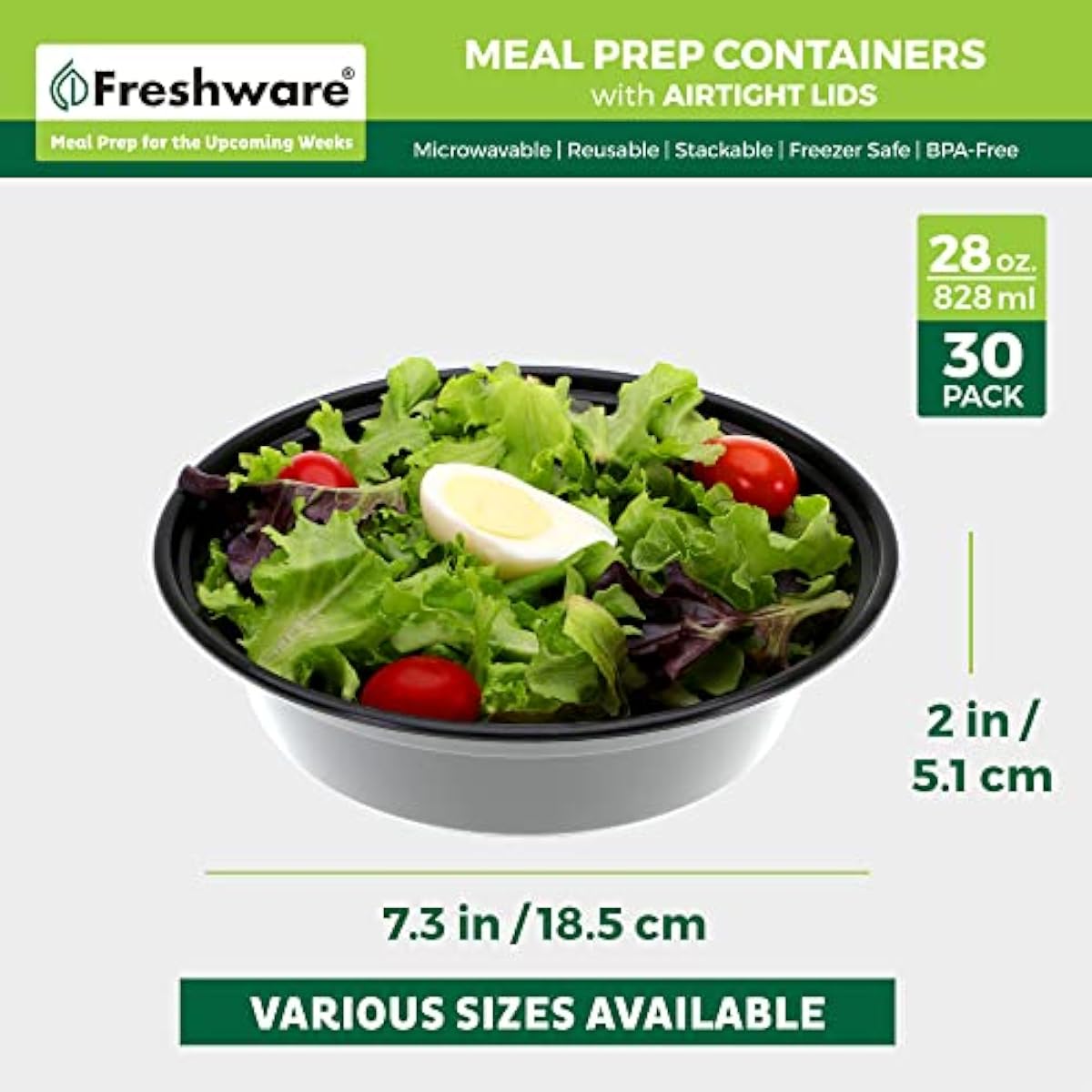 Meal Prep Bowl Containers [30  - огляд і ціна Meal Prep Bowl