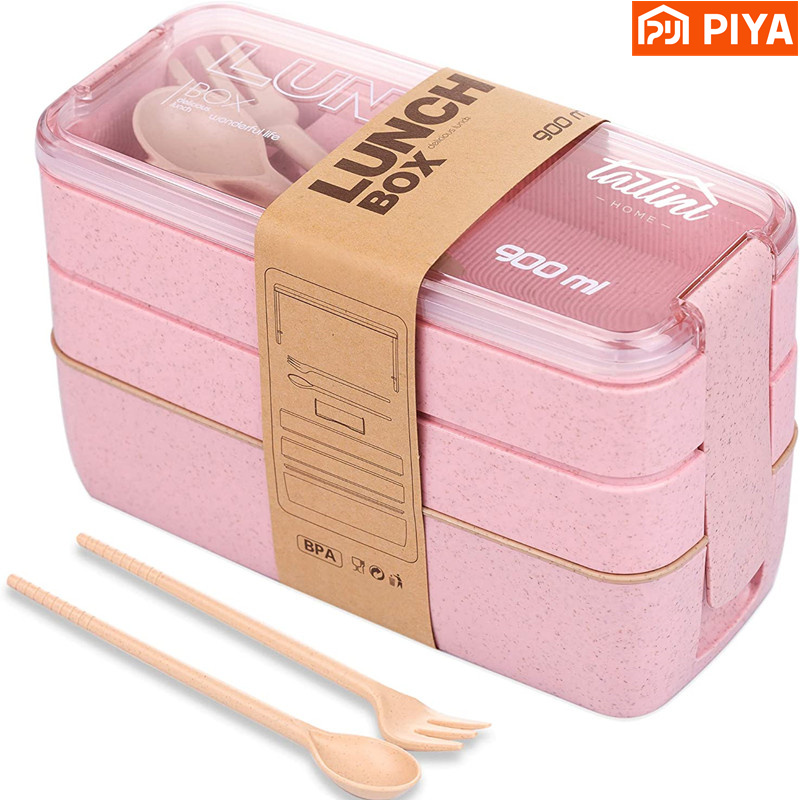 3-In-1 Compartment Wheat Straw - огляд і ціна Meal Prep Kitchen