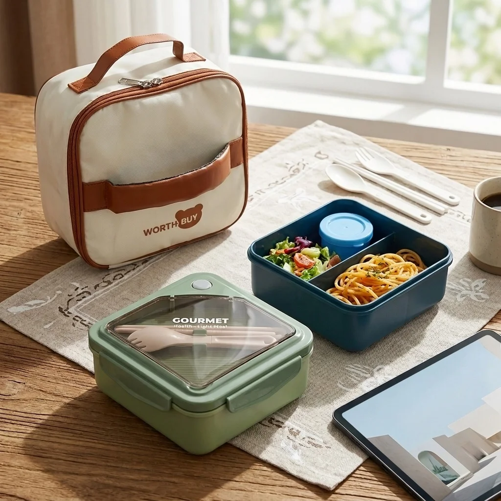 Microwavable Plastic Bento Lun - огляд і ціна Meal Prep Or Prep Meal