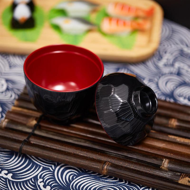2 Tone Miso Soup Bowl with Lid - огляд і ціна Meal Prep With Rice
