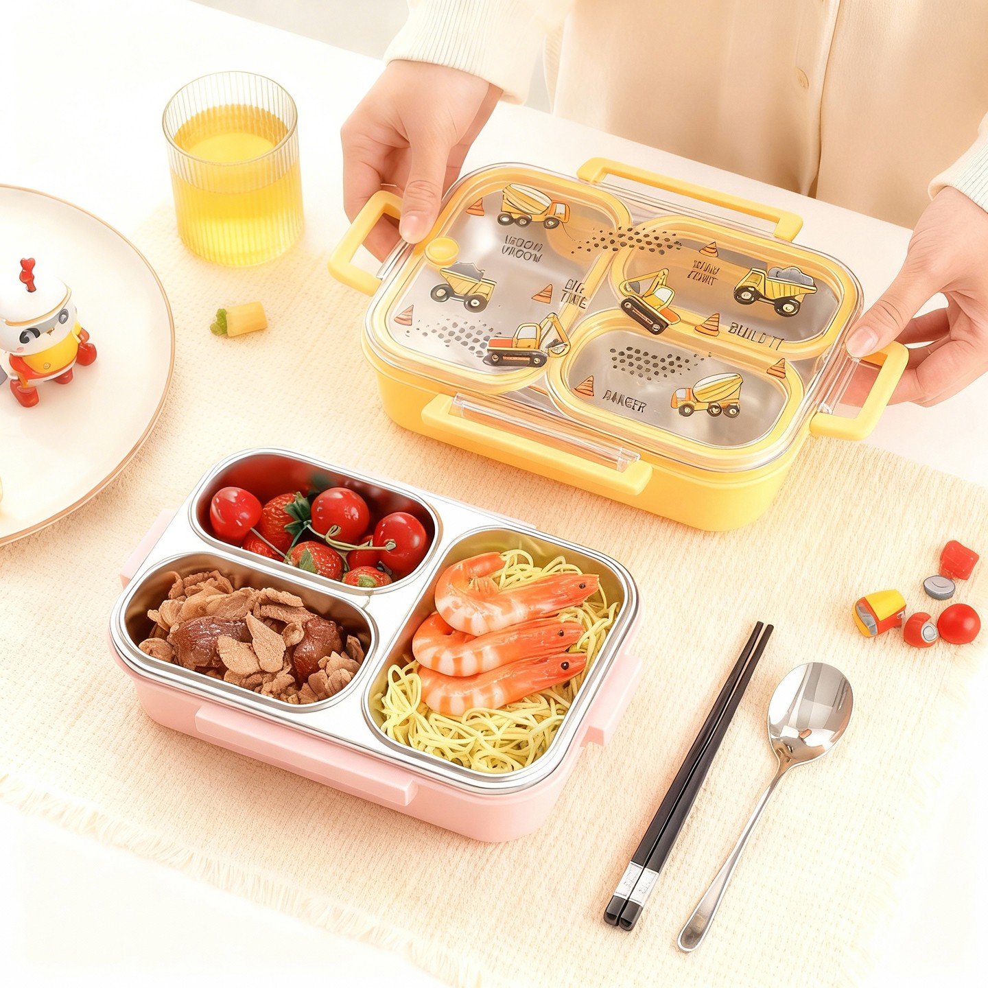 Large Capacity Cartoon Childre - огляд і ціна Meal Prep Bowl